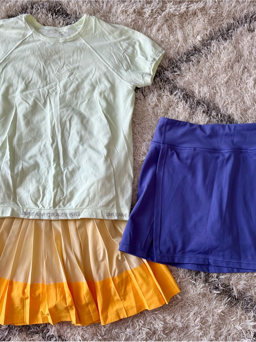 Athleta girls skorts & top 🩵